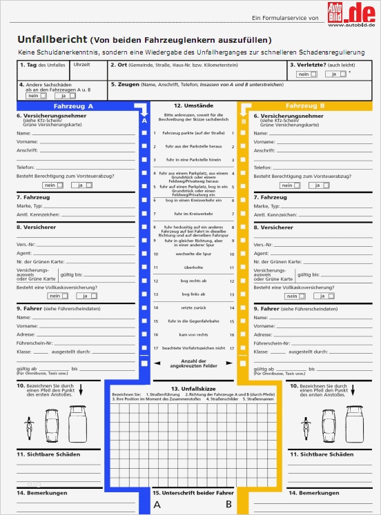 Bußgeld Einspruch Vorlage Gut 6 Unfallbericht Vorlage