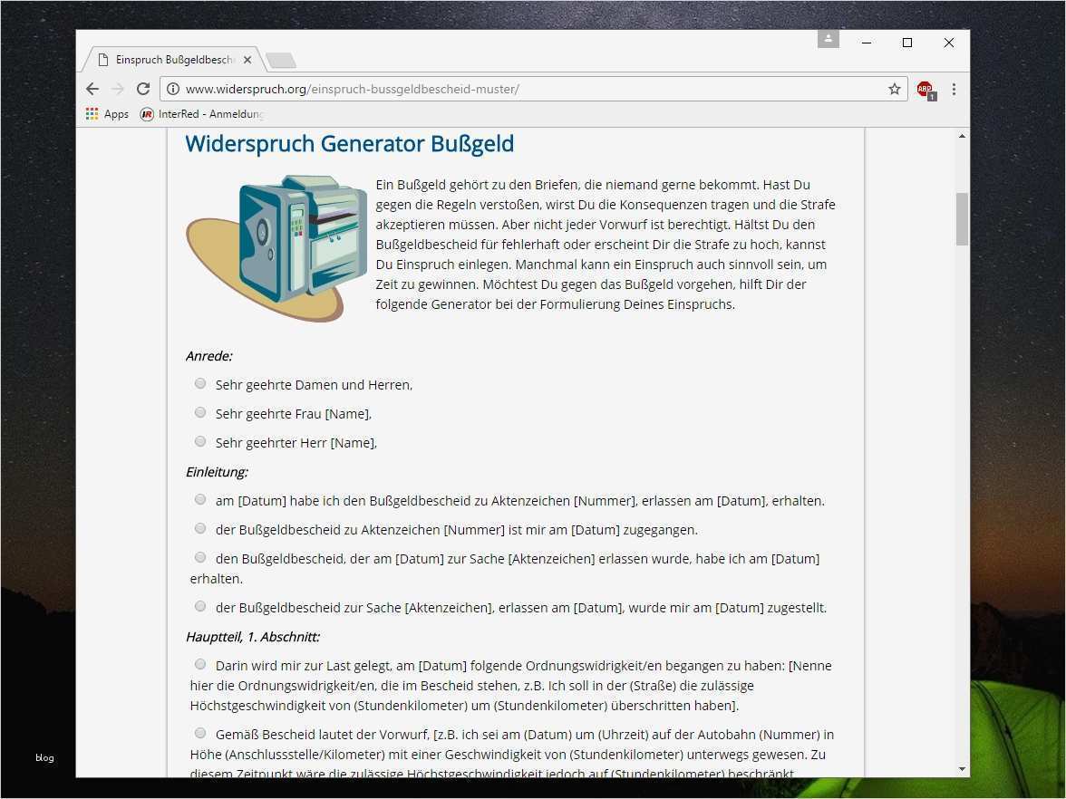 Bußgeld Einspruch Vorlage Wunderbar Einspruch Bußgeldbescheid Vorlage Widerspruchsgenerator