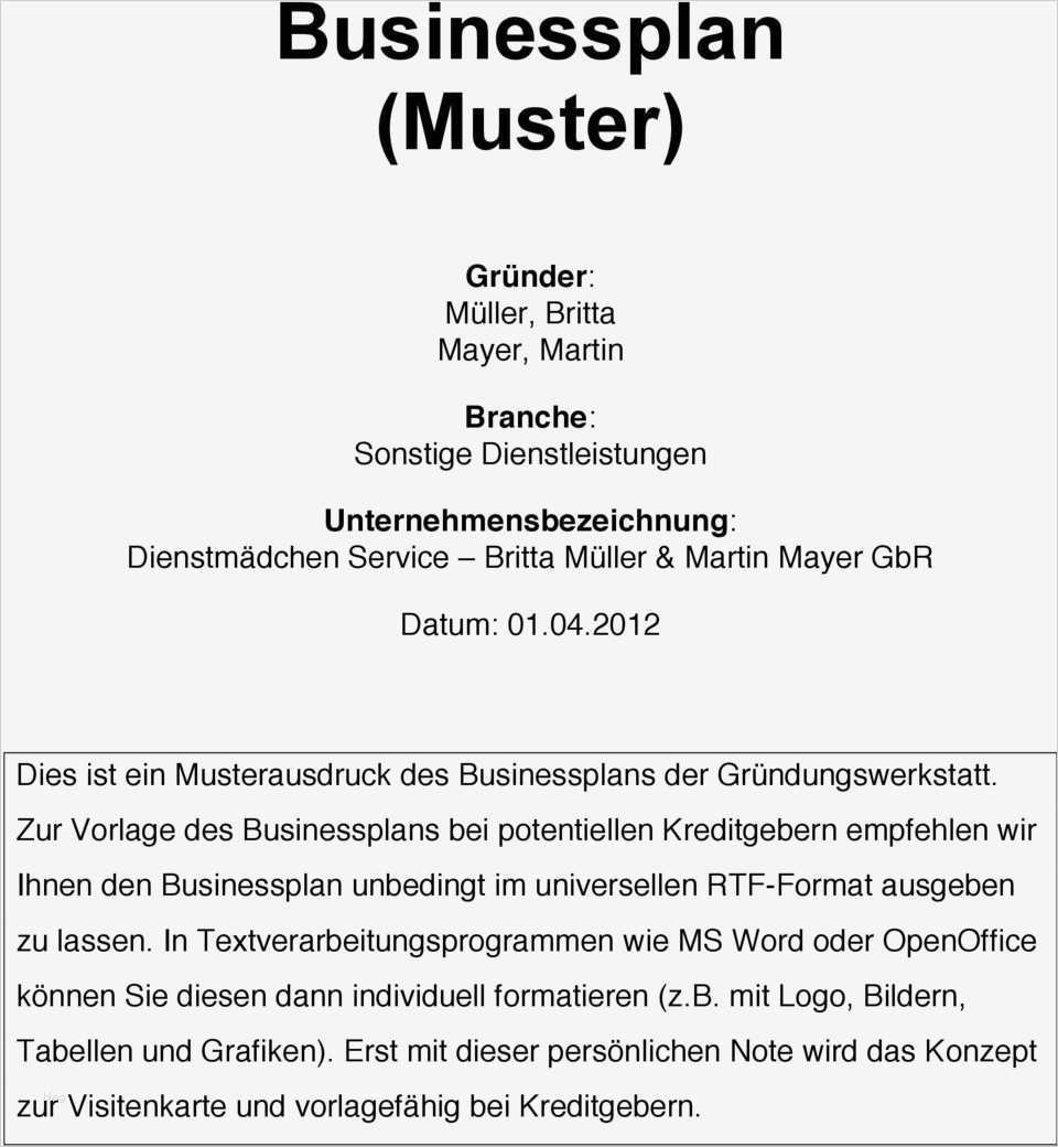 Businessplan Gastronomie Vorlage Hübsch Businessplan Muster Pdf