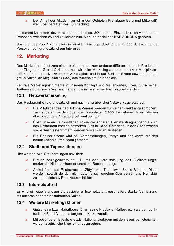 Businessplan Restaurant Vorlage Angenehm Business Plan Für Ein Restaurant