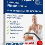 Businessplan Vorlage Fitnessstudio Bewundernswert Businessplan Personal Fitness Trainer Von Gründerplan