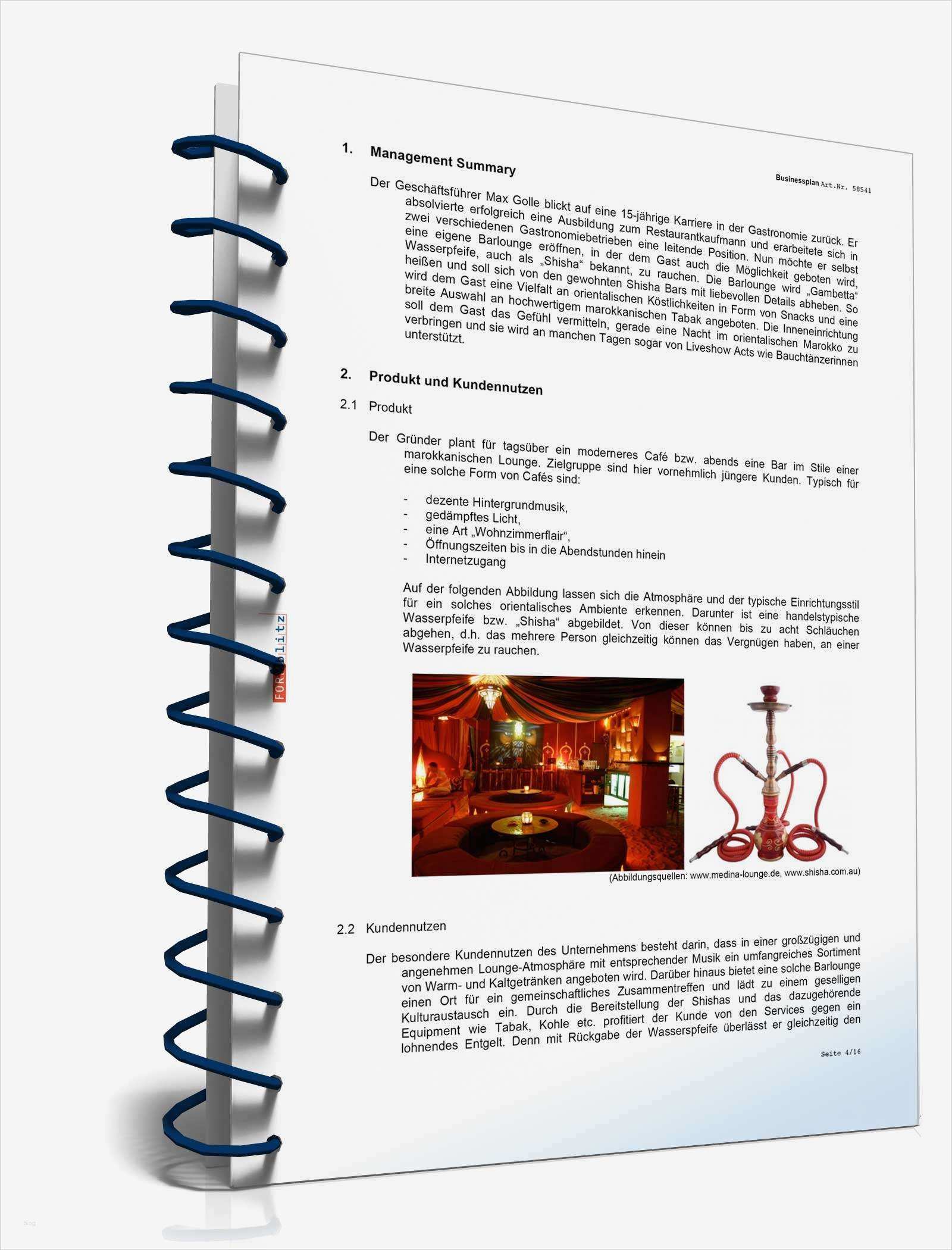 Businessplan Vorlage Hübsch Businessplan Shisha Bar