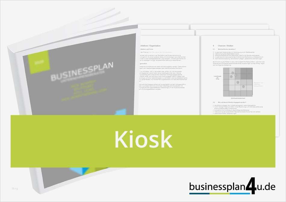 Businessplan Vorlage Kiosk Kostenlos Schönste Kiosk Businessplan Download Muster Kostenlos