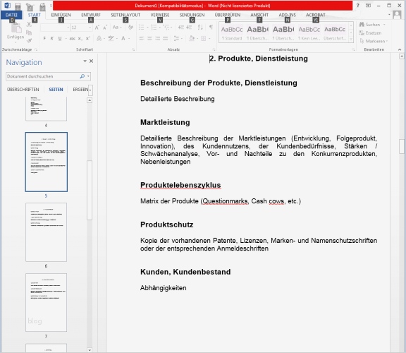 Businessplan Vorlage Word Schön Businessplan Download