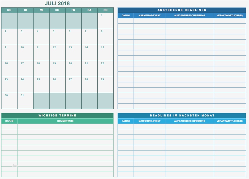 Bwa Excel Sheets Vorlagen Kostenlos Fabelhaft 9 Kostenlose Marketingkalender Excel Vorlagen Smartsheet