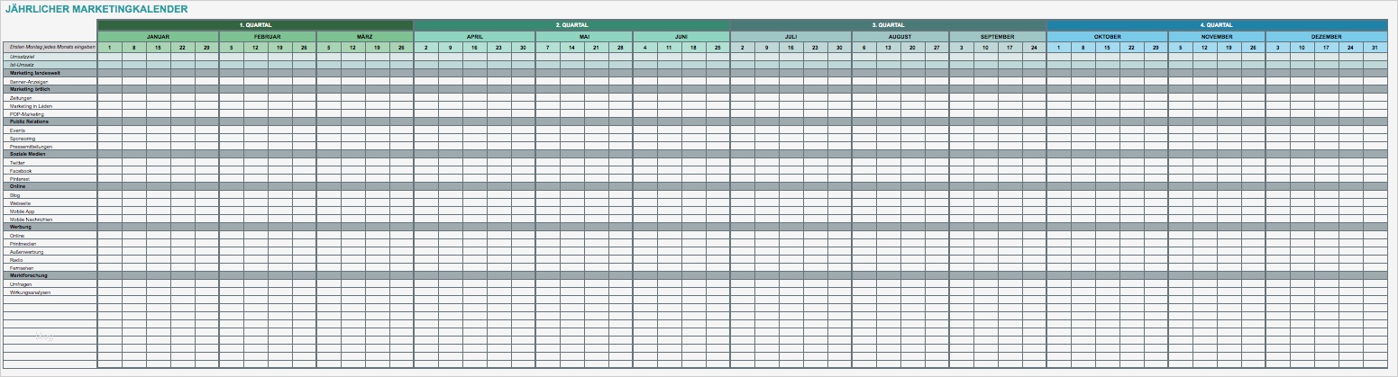 Bwa Excel Sheets Vorlagen Kostenlos Neu 9 Kostenlose Marketingkalender Excel Vorlagen Smartsheet