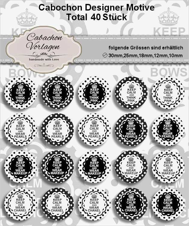 Cabochon Vorlagen 10mm Erstaunlich Cabochon Vorlagen Bilder Vintage by Vintagestyler On