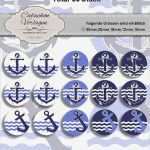 Cabochon Vorlagen 10mm Hübsch Collage Sheet 35mm 30mm 25mm 18mm 12mm 10mm Round