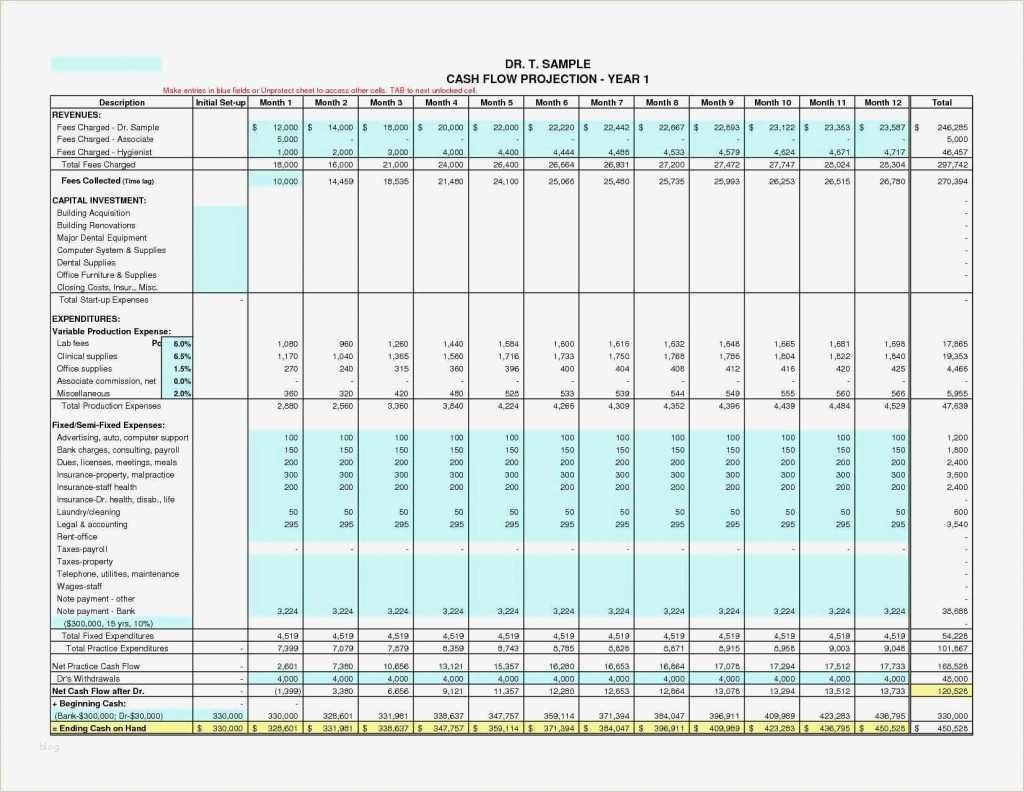 Cash Flow Vorlage Schönste Monthly Cash Flow Plan Cash Flow Statement with Example