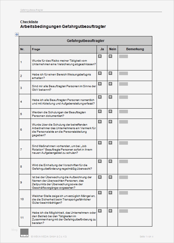 Checkliste Für Veranstaltungen Vorlage Erstaunlich Gefahrgutbeauftragter