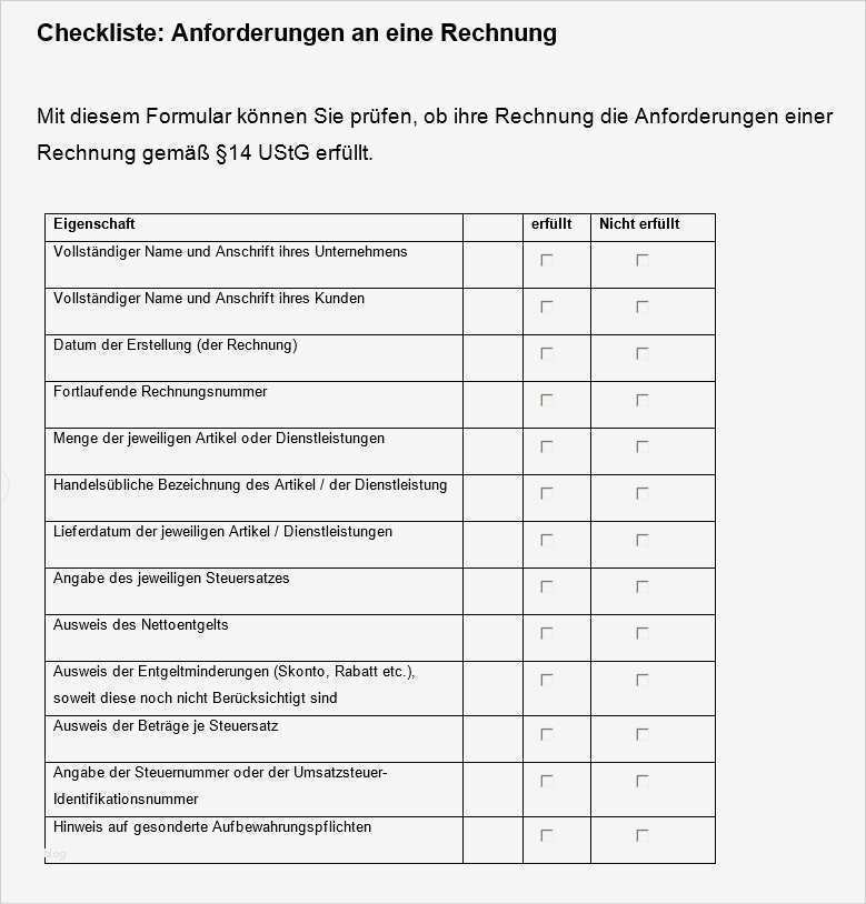 Checkliste Für Veranstaltungen Vorlage Genial Checkliste Rechnungen