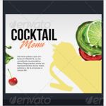 Cocktailkarte Vorlage Neu Cocktailkarte Getränkekarte Vorlage