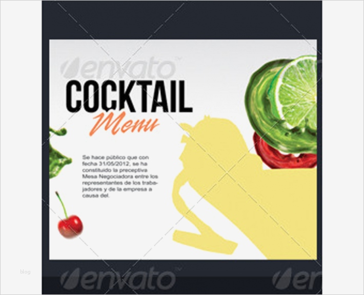 Cocktailkarte Vorlage Neu Cocktailkarte Getränkekarte Vorlage