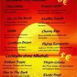 Cocktailkarte Vorlage Schön Cocktail Taxi Cocktailkarte