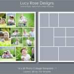 Collage Vorlage Inspiration 16 X 20 Collage Template 1 by Lucyrosedesigns On Etsy