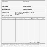 Commercial Invoice Vorlage Großartig 7 Best Of Export Mercial Invoice Pdf Blank