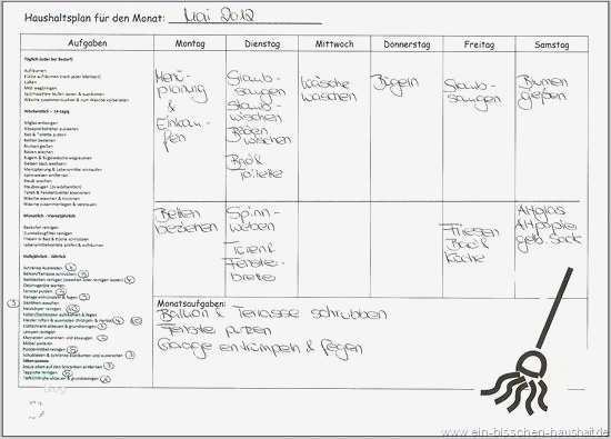 Content Plan Vorlage Einzigartig Haushalt organisieren Plan Vorlage Putzplan Vorlage F R