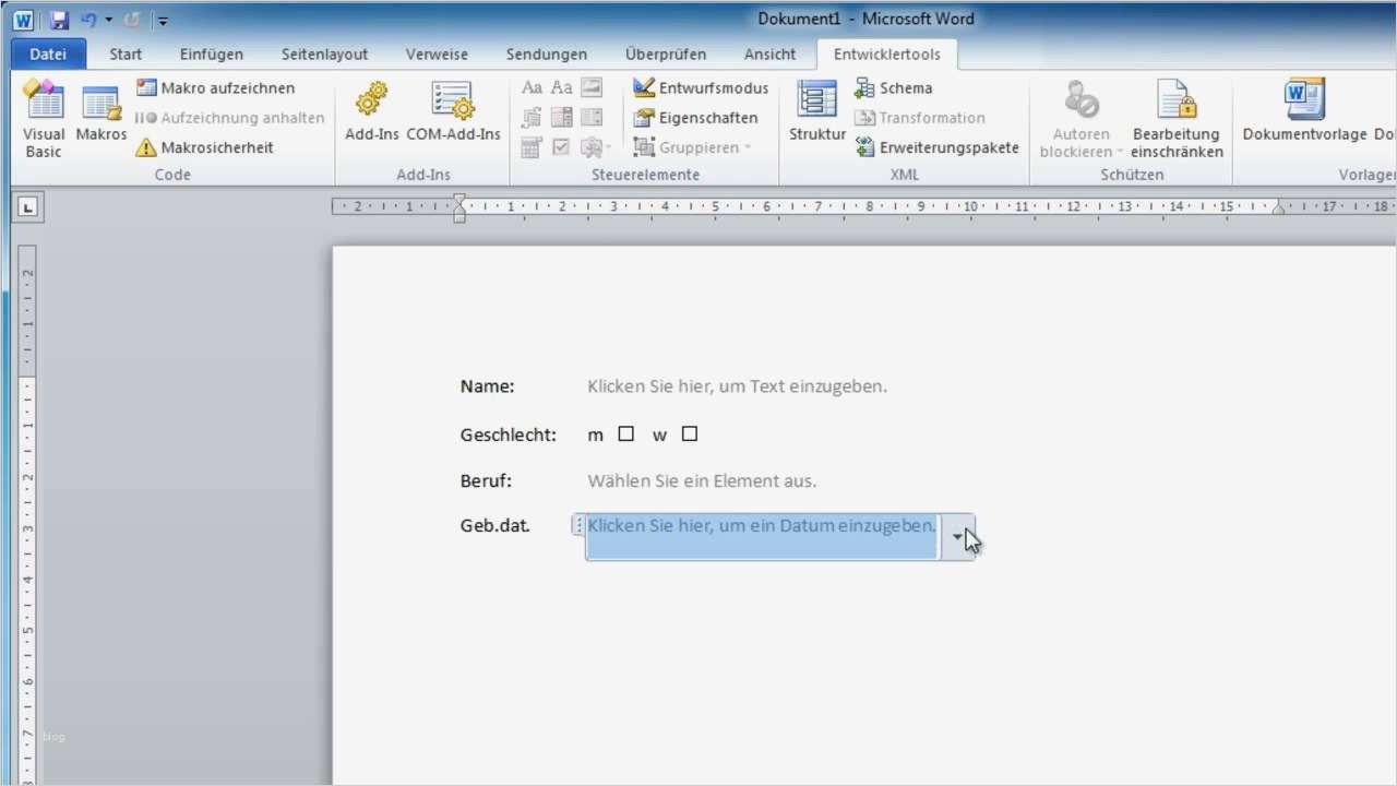 Cookie Hinweistext Vorlage Angenehm Word 2010 formulare Erstellen