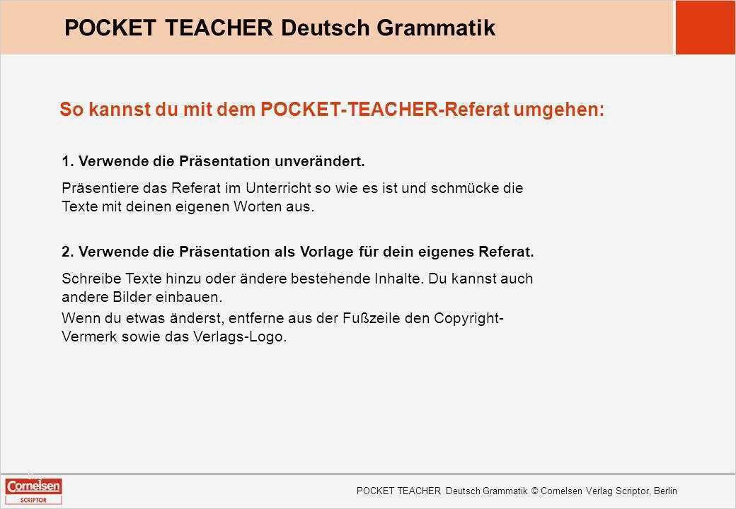 Copyright Vorlage Text Best Of Pocket Teacher Deutsch Grammatik Ppt Video Online