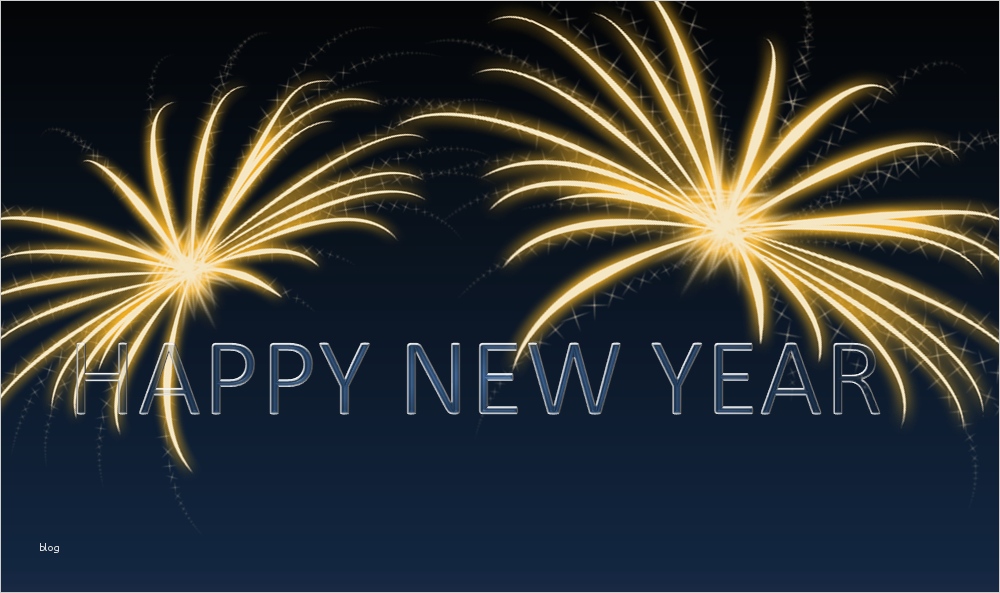 Happy New Year Gratis Silvester PowerPoint Vorlagen