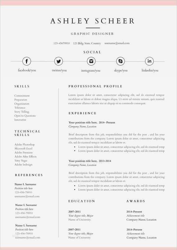 Cv Vorlage Word Beste Die Besten 25 Lebenslauf Ideen Auf Pinterest