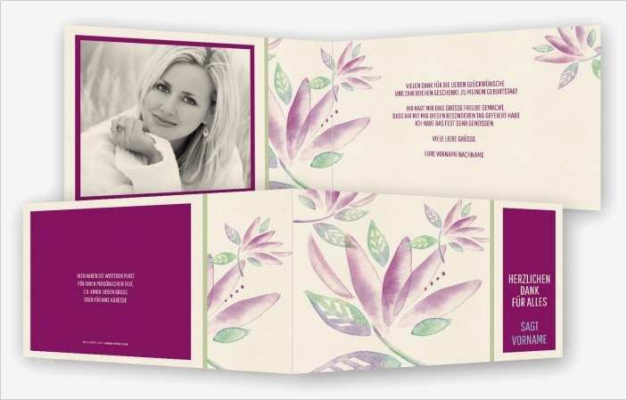 Dankeskarte Geburtstag Vorlage Inspiration Geburtstag Dankeskarte
