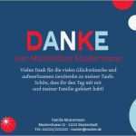 Dankesschreiben Geburtstag Vorlagen Erstaunlich Danksagung Taufe Bubble Blau 2