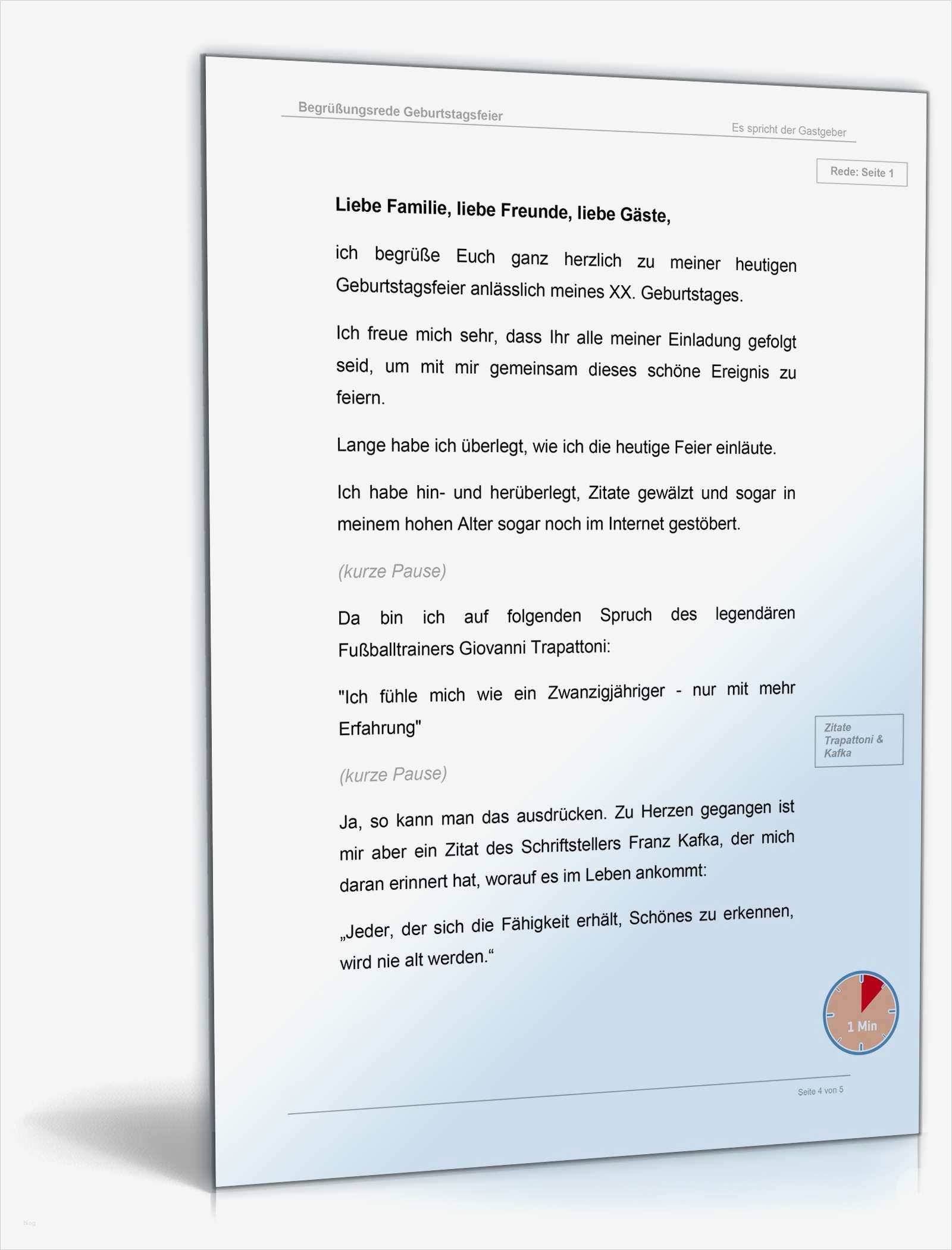 Dankesschreiben Geburtstag Vorlagen Neu Begrüßungsrede Geburtstagsfeier Muster Vorlage Zum Download