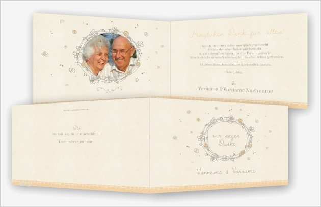 Danksagung Hochzeit Vorlage Erstaunlich Goldene Hochzeit Vorlage Fr Dankeskarte