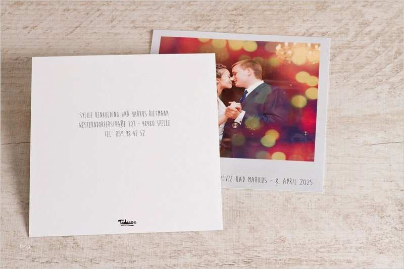 Danksagung Hochzeit Vorlage Neu Danksagung Hochzeit Polaroid