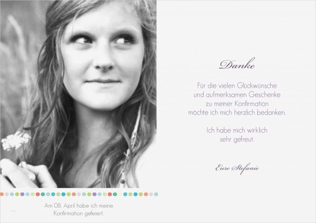 Danksagung Konfirmation Vorlage Schönste Danksagung Konfirmation Dots