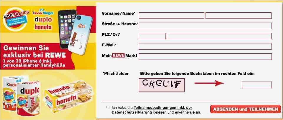 Datenschutz Gewinnspiel Vorlage Beste Milchschnitte Gewinnspiel Code