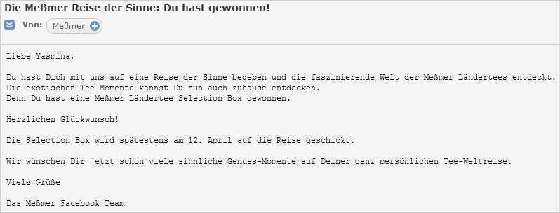 Datenschutz Gewinnspiel Vorlage Beste Rosa Wölkchen Ich Habe Eine Meßmer Ländertee Selection