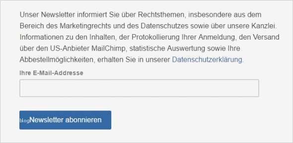 Datenschutz Muster Vorlage Luxus Mailchimp Newsletter Und Datenschutz Anleitung Mit