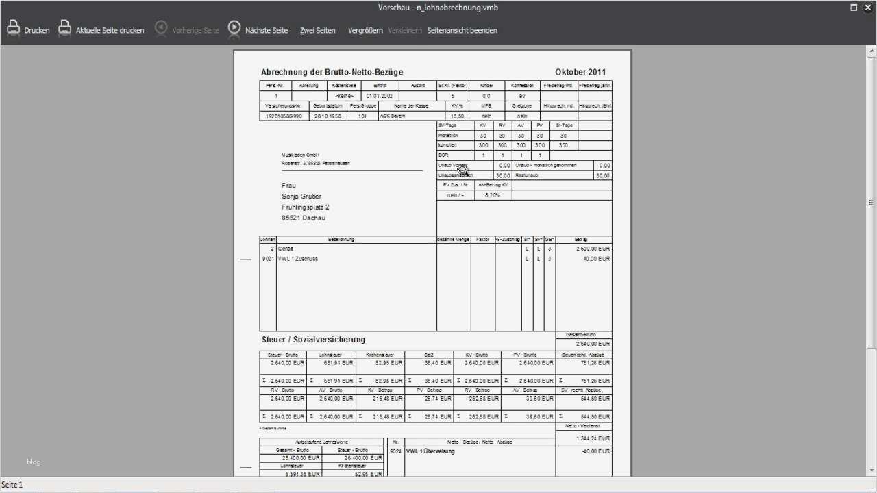 Datev Lohnabrechnung Vorlage Erstaunlich Lohn Und Gehaltsbelege Drucken In Lexware Lohn & Gehalt