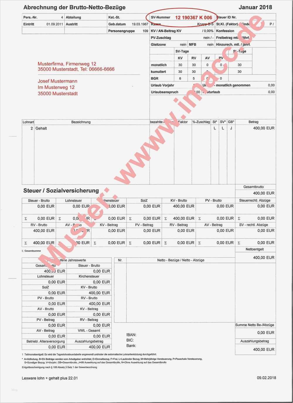 Datev Lohnabrechnung Vorlage Fabelhaft sozialversicherungsnummer Lohnabrechnung