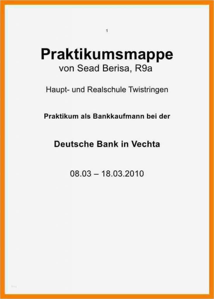 Deckblatt Praktikumsbericht Vorlage Erstaunlich 6 Deckblatt Vorlage Praktikumsmappe