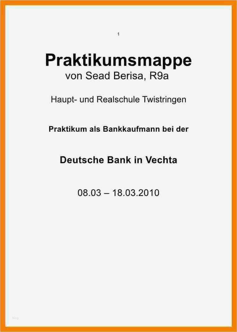Deckblatt Praktikumsbericht Vorlage Erstaunlich 6 Deckblatt Vorlage Praktikumsmappe