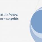 Deckblatt Vorlage Word Schönste Deckblatt In Word Einfügen – so Gehts – Giga