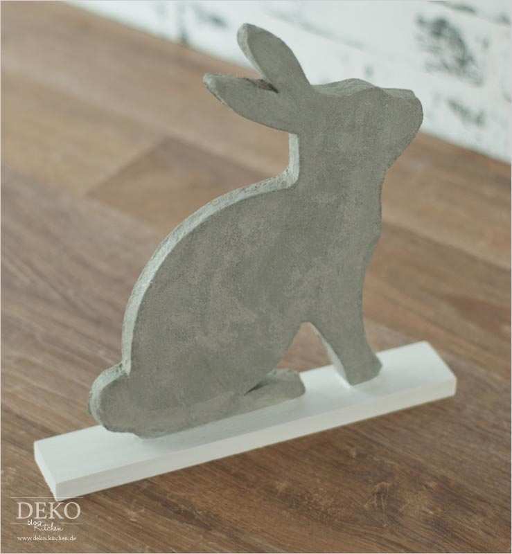 Deko Kitchen Vorlagen Erstaunlich Diy Stylischer Xl Osterhase Aus Knetbeton – Deko Kitchen