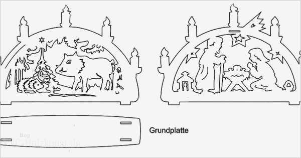 Dekupiersäge Vorlagen Weihnachten Inspiration Laubsägevorlage 6x Mini Schwibbogen Für Doppelten