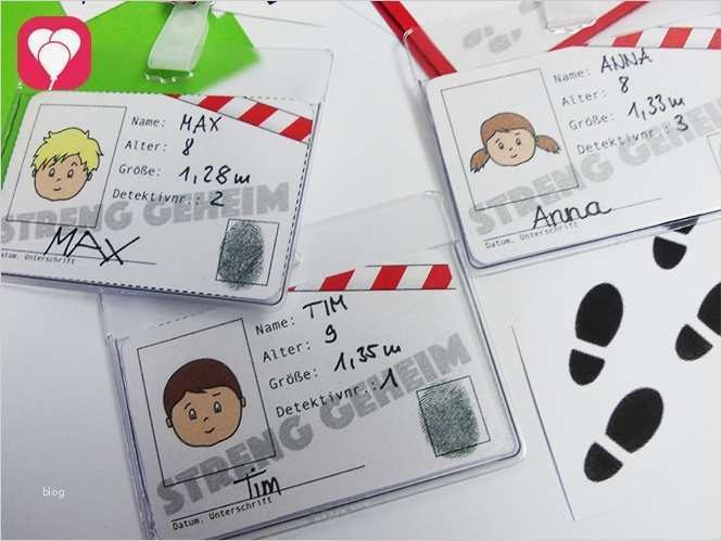 Detektivausweis Kindergeburtstag Vorlage Erstaunlich Vorlage Für Einladungskarten Mit Detektivausweis