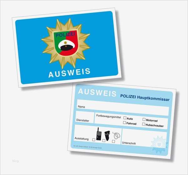 Detektivausweis Kindergeburtstag Vorlage Neu Ein Echter Polizist Braucht Auch Einen Dienstausweise