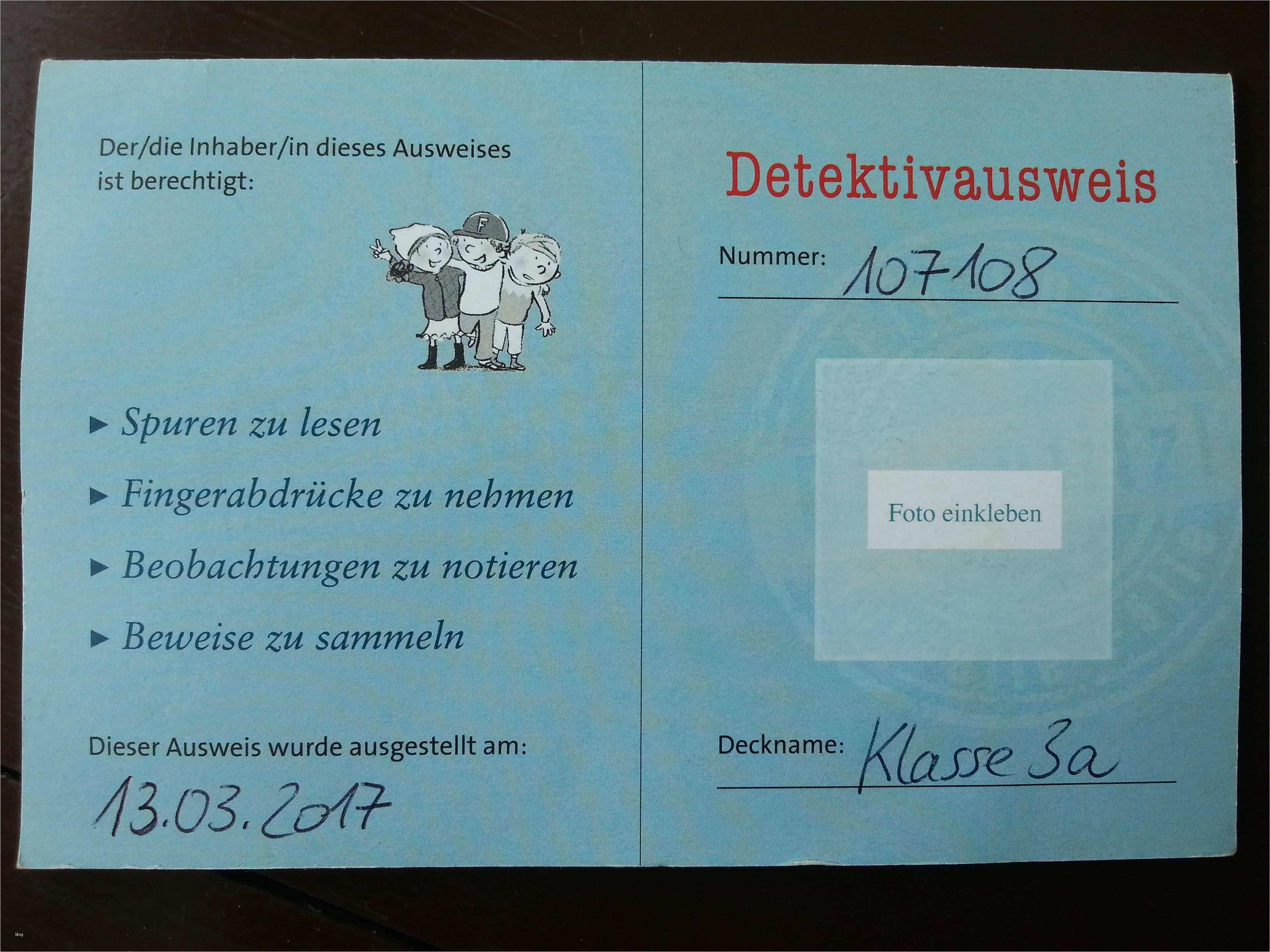 Detektivausweis Vorlage Best Of Detektivausweis Ausdrucken