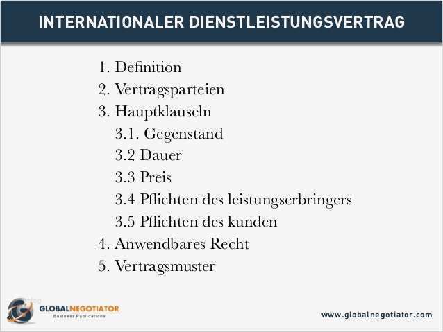Dienstleistungsvertrag Muster Vorlage Inspiration Internationaler Dienstleistungsvertrag Muster Und Vorlage