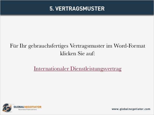 Dienstleistungsvertrag Muster Vorlage Schön Internationaler Dienstleistungsvertrag Muster Und Vorlage