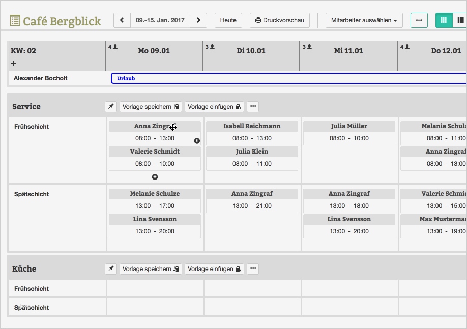 Dienstplan Gastronomie Vorlage Kostenlos Bewundernswert Dienstplanung Online Moderner Dienstplan Für Hotel