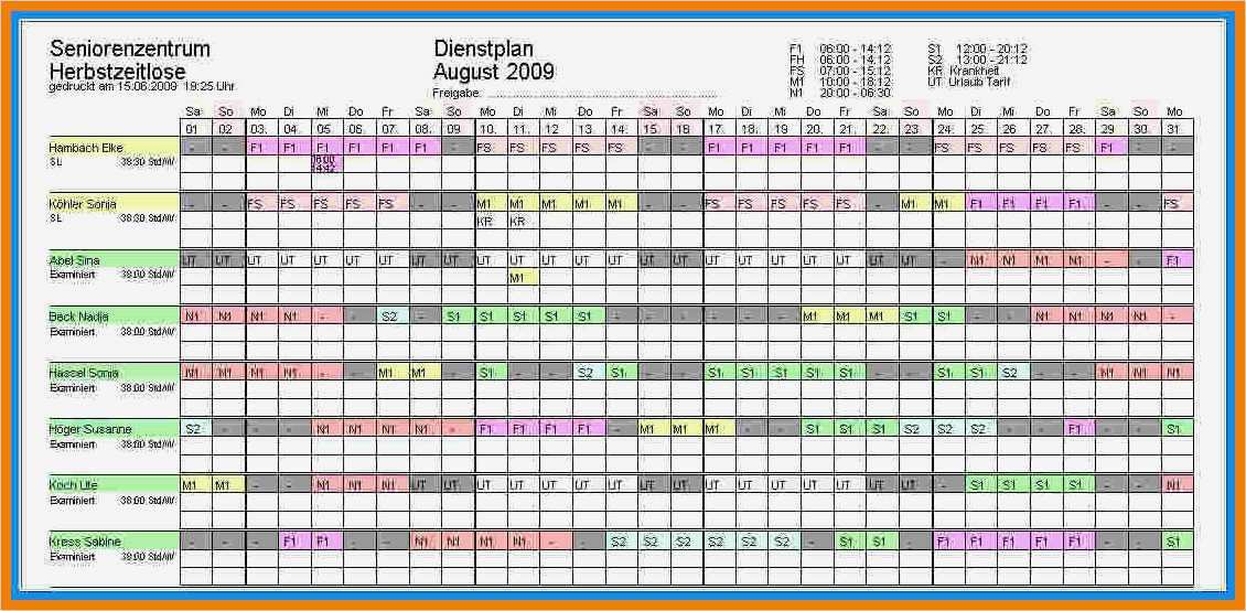 Dienstplan Krankenhaus Vorlage Wunderbar 8 Nstplan Vorlage