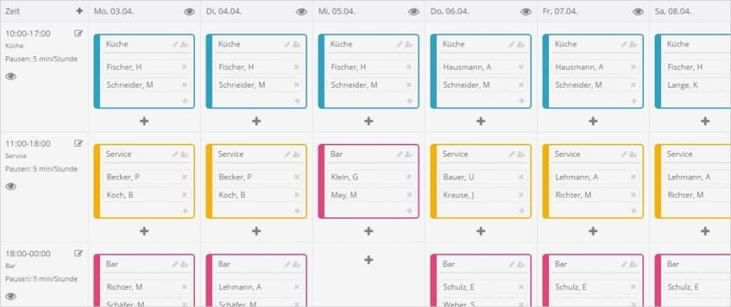 Dienstplan Monat Vorlage Kostenlos Großartig Dienstplan Erstellen Einfach Flexibel Und Kostenlos