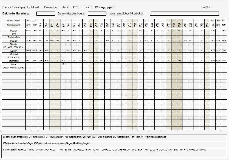 Dienstplan Vorlage Pflege Elegant Ausgezeichnet Dienstplan Vorlage Bilder Entry Level